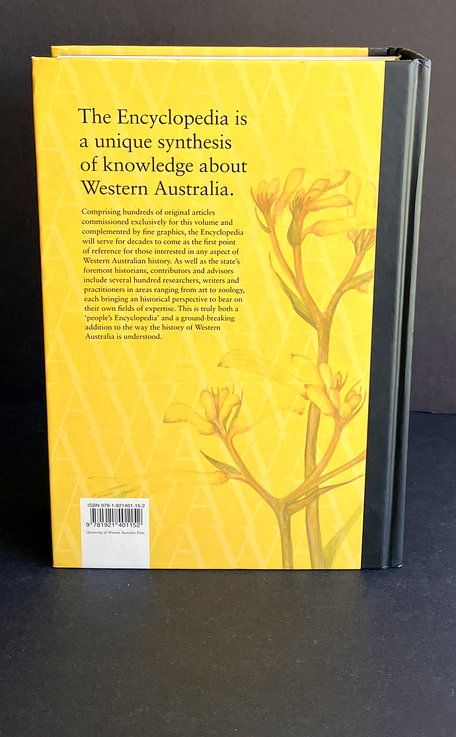 Historical Encyclopedia of Western Australia edited by Jenny