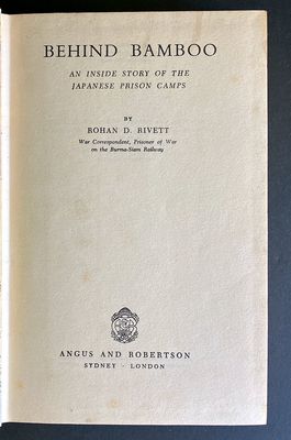 Behind Bamboo by Rohan Rivett