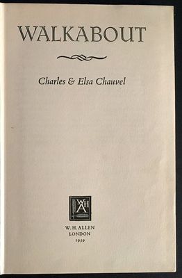 Walkabout by Charles Chauvel and Elsa Chauvel