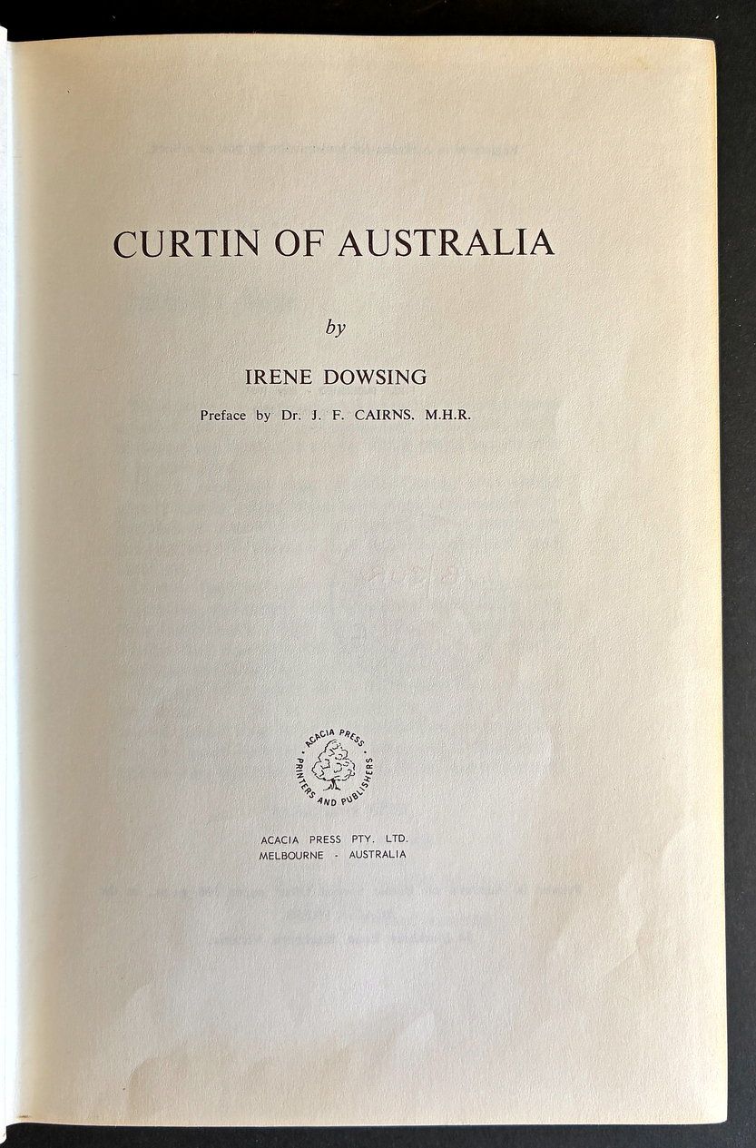 Curtin of Australia by Irene Dowsing