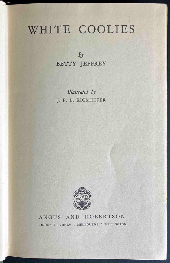 White Coolies by Betty Jeffrey