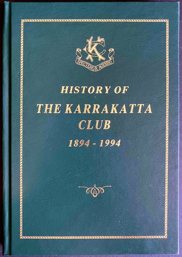 History of the Karrakatta Club 1894-1994