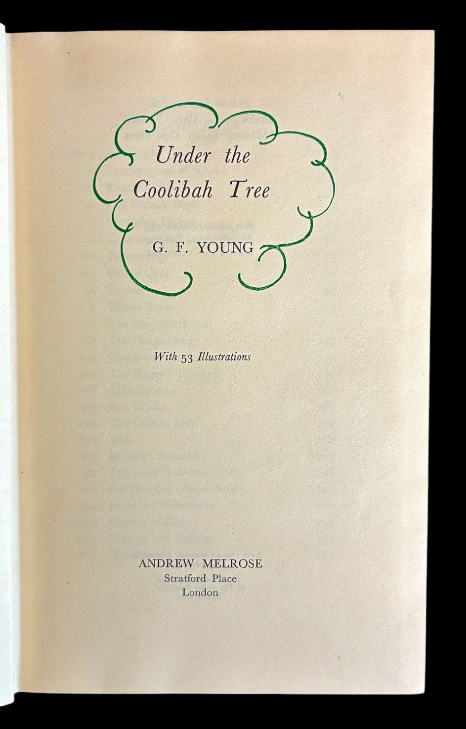Under the Coolibah Tree: A Life in Australia by G F Young
