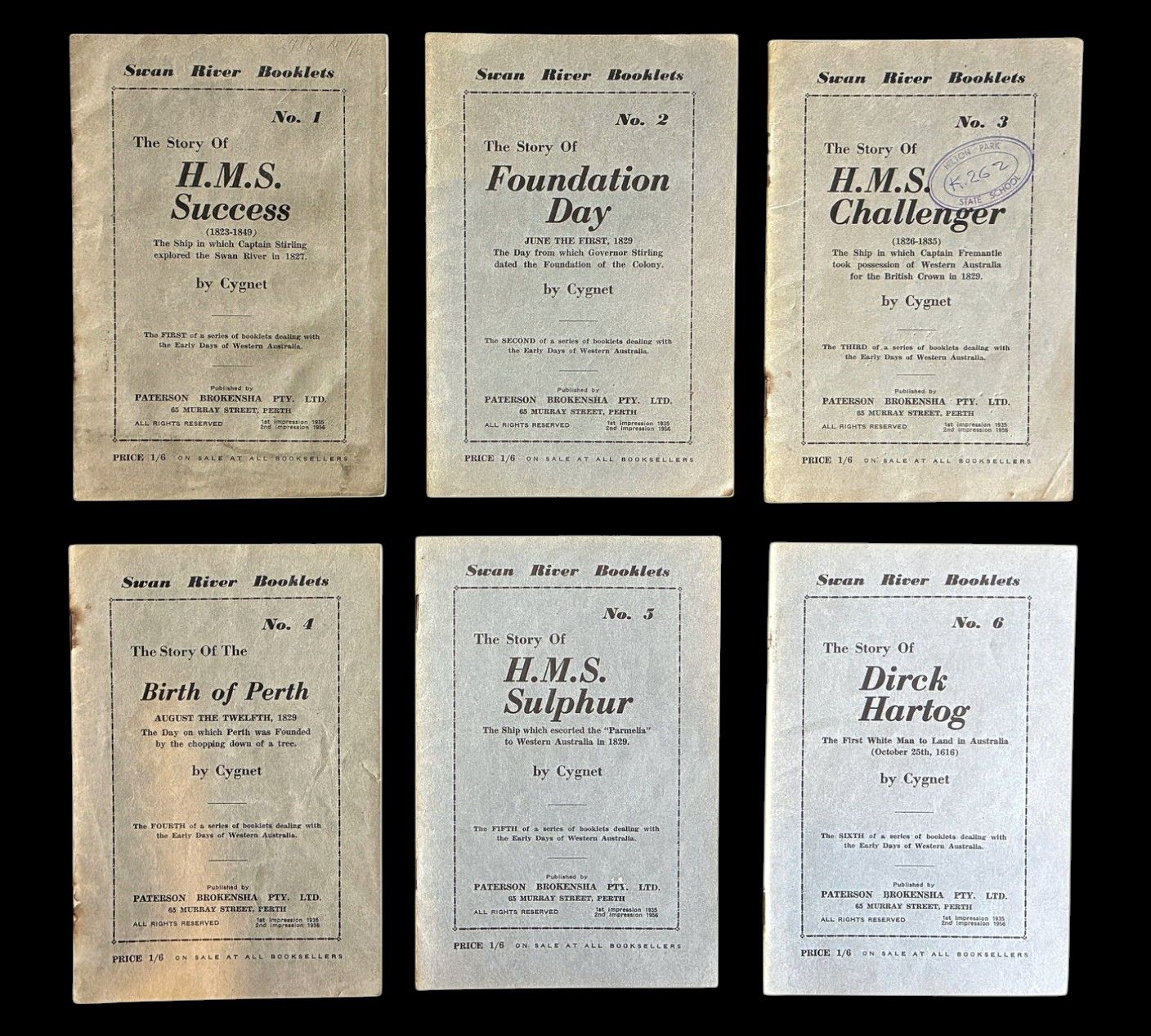 Swan River Booklets 1-12 by Cygnet