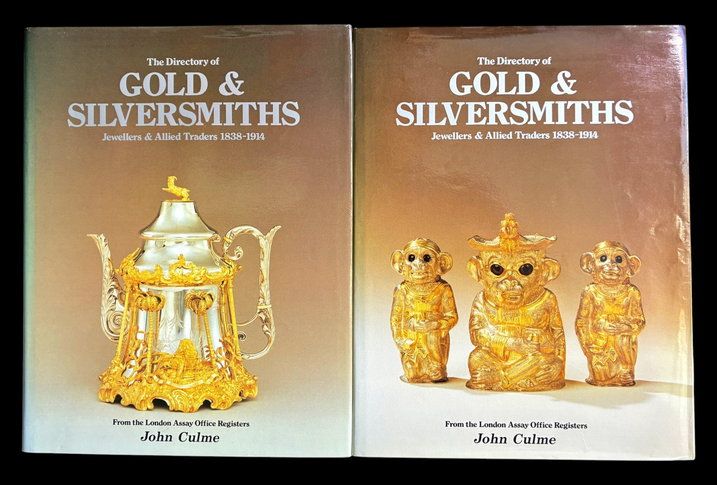 The Directory of Gold and Silversmiths: Jewellers and Allied Traders 1838-1914 from the London Assay Office Registers:  Volume I Biographies and Volume II Marks by John Culme