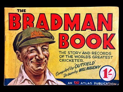 The Bradman Book: The Story and Records of the World's Greatest Cricketer compiled by Outfield and drawn by Will Mahoney