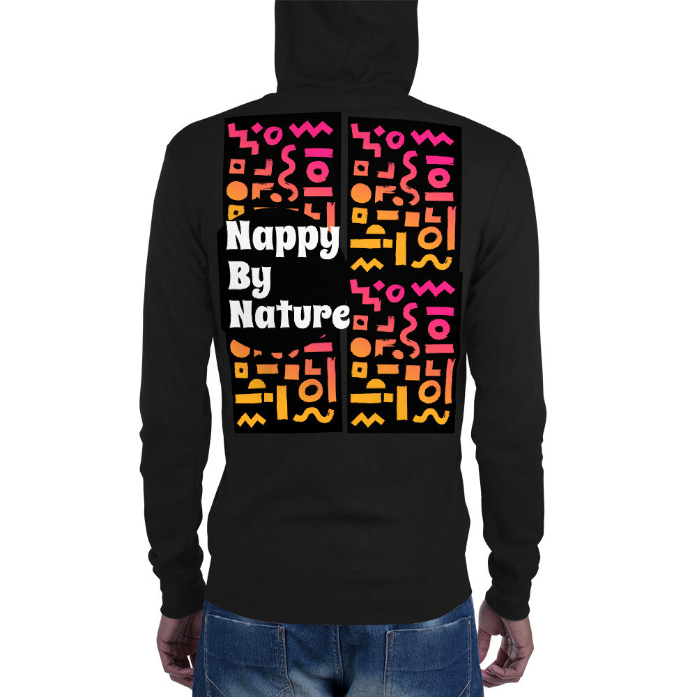 Nappy by Nature Unisex zip hoodie