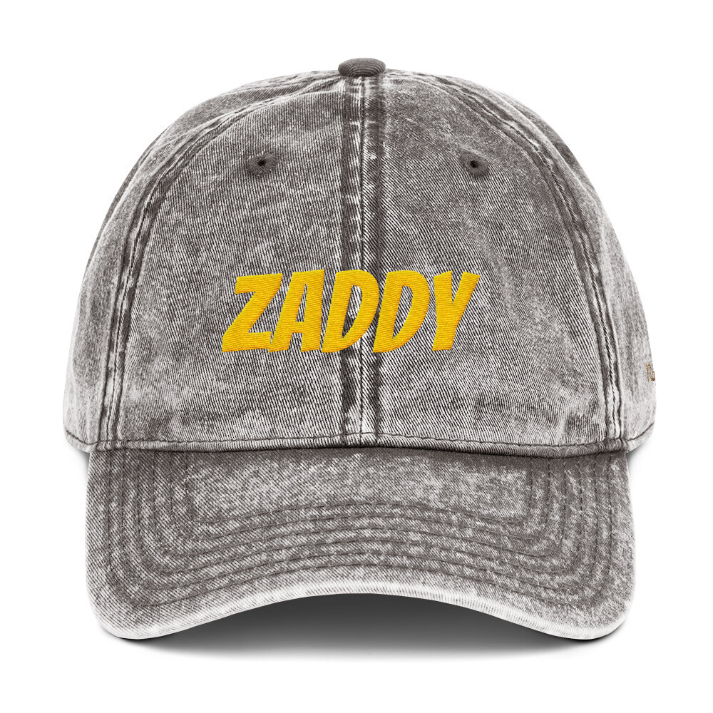 Zaddy Vintage Cotton Twill Cap