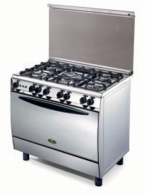 فرن كريازى 5 شعله ستانلس ستيل 9601 king