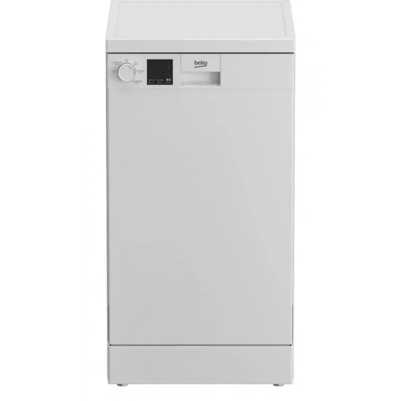 غسالة اطباق بيكو 5 برنامج 10 فرد 45 سم فضي ـ نصف حمل ـ تحكم في وقت تشغيل ـ شاشة LED-DVS05020S