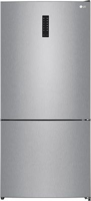 ثلاجة ال جى 588 لتر فريزر سفلى انفرتر – سيلفر- ديجيتال GTF 569 PVAM