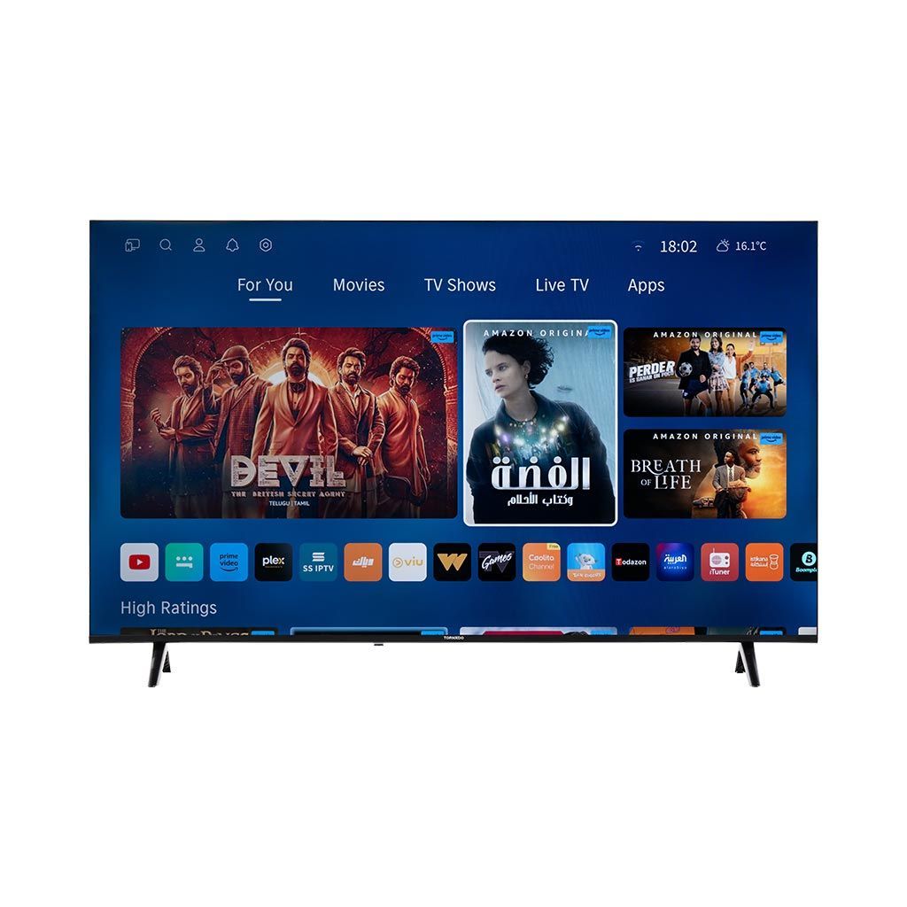 تليفزيون تورنيدو 58 بوصة 4 K SMART -  بدون فريم   58  US4600E