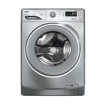 غسالة ملابس زانوسي اوماتيك بيرلا ماكس  8 ك ديجيتال 1200لفة بخار فضي باب رمادي TC4- ZWF8240 SV5(447)