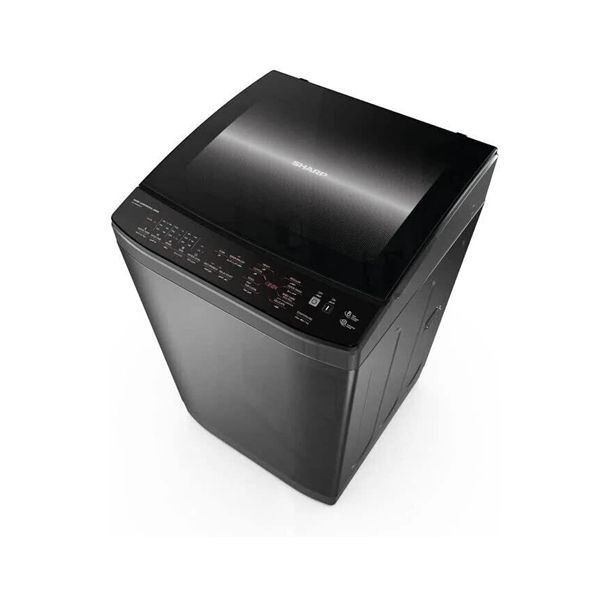 غسالة شارب فتحة علوية اتوماتيك 11 كيلو بالطلمبة –   سيلفر غامق ES–TN13GDSP