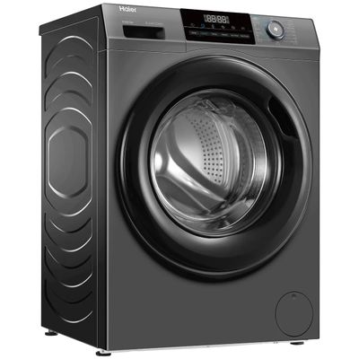 غسالة ملابس هاير 9 ك – INVERTER - ديجيتال – فضى - 1400 لفة HW90- BP14929AS6