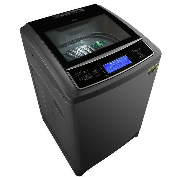 غسالة ملابس كريازى فتحة علوية 12 كيلو - رمادى ميتالك KTW 1212-CS