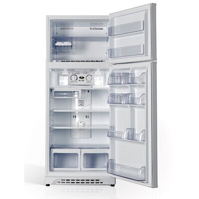 ثلاجة كريازى فيروزة تربو 480 لتر - سيلفر E520 NV/2
