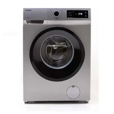 غسالة ملابس توشيبا 8 كيلو ديجيتال انفرتر 1200 لفة ــ سيلفر TW - BJ90S2EG  ( SK )