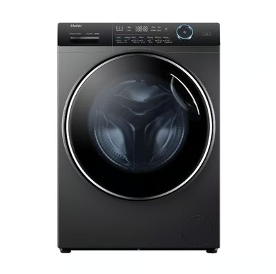 غسالة ملابس هاير 10.5 ك ــ انفرتر ــ ديجيتال ــ فضي غامق ــ بخار HW100 - B14979 S 8