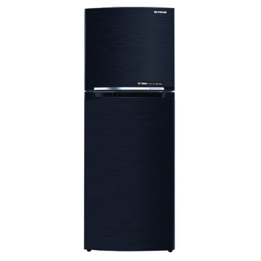 ثلاجة فريش 2 باب  329  لتر – نوفروست ميكانيكال - اسود FNT- BR370 BB 500009015