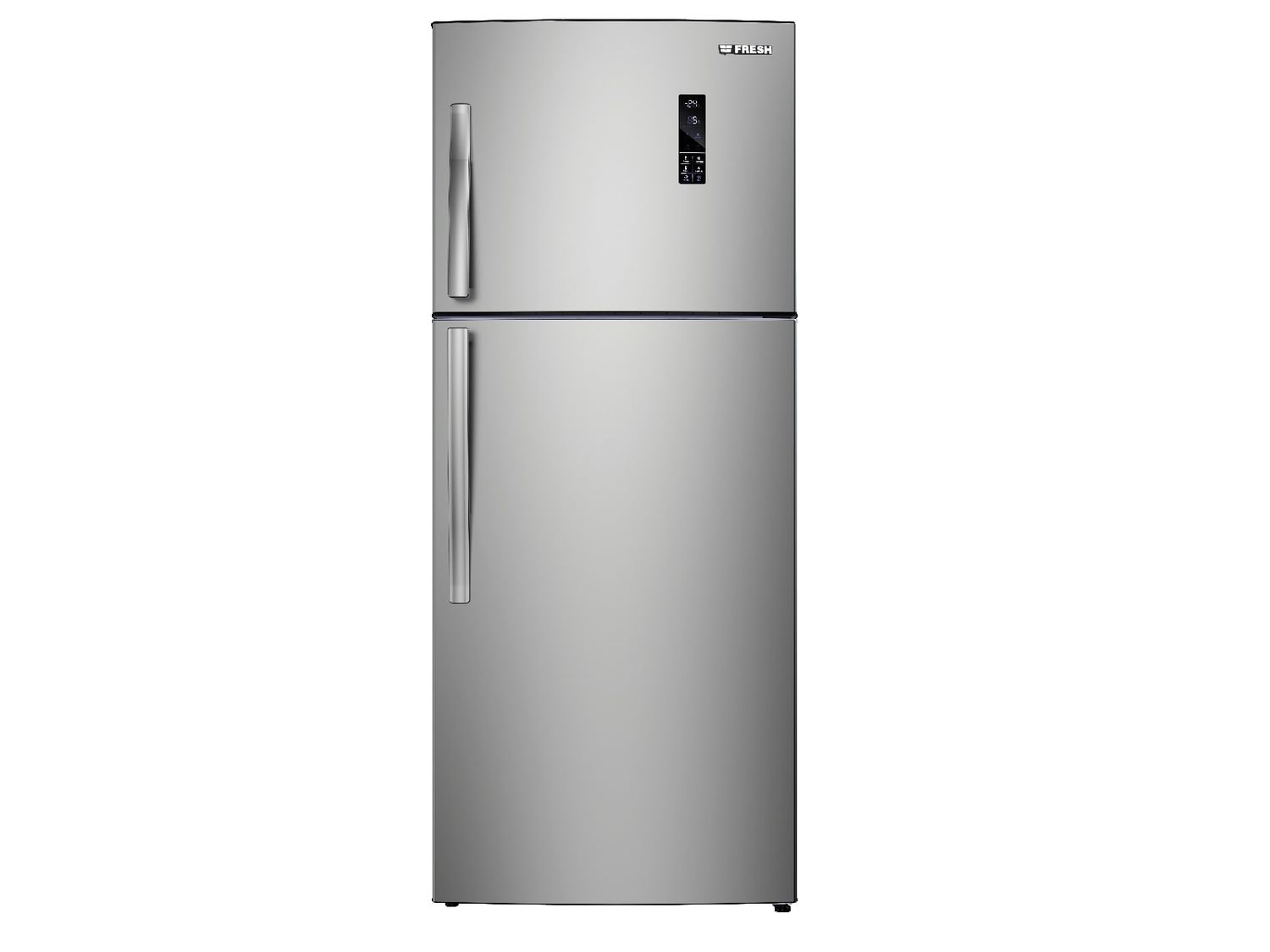 ثلاجة فريش 2 باب 404 لتر - نوفروست ديجيتال - استيل FNT- M 540 YT 5000010662 ثلاجة فريش 2 باب 404 لتر - نوفروست ديجيتال - استيل FNT- M 540 YT 5000010662