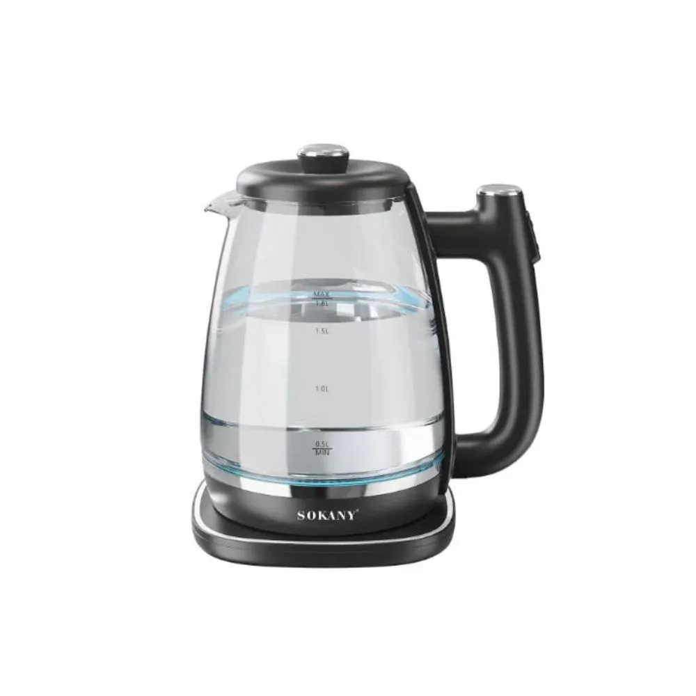 غلاية زجاج سوكانى 1.8 لتر 1800 وات  SK-09034
