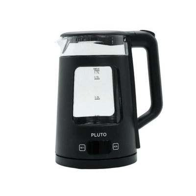 PL - KE1722-GDD (810304) كاتيل بلوتو زجاج مغطى بطبقة من البولى كربونيت 1.7 لتر 2200 وات