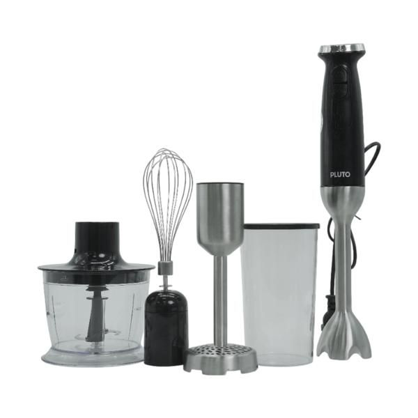 PL-HB1200 (810312 ) هاند بلندر  بلوتو ستانلس 1200 وات مع كبة 500مل متعدد الاسلحة