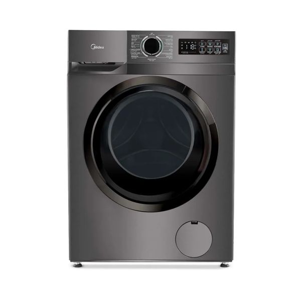 غسالة ملابس اتوماتيك  ميديا  8 ك كواترو انفرتر 1400 لفة بخار فضي  MF110W80B/TT