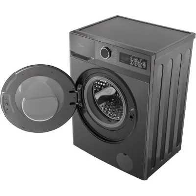 غسالة ملابس اتوماتيك ميديا 8 ك كواترو انفرتر 1400 لفة بخار فضي MF110W80B/TT
