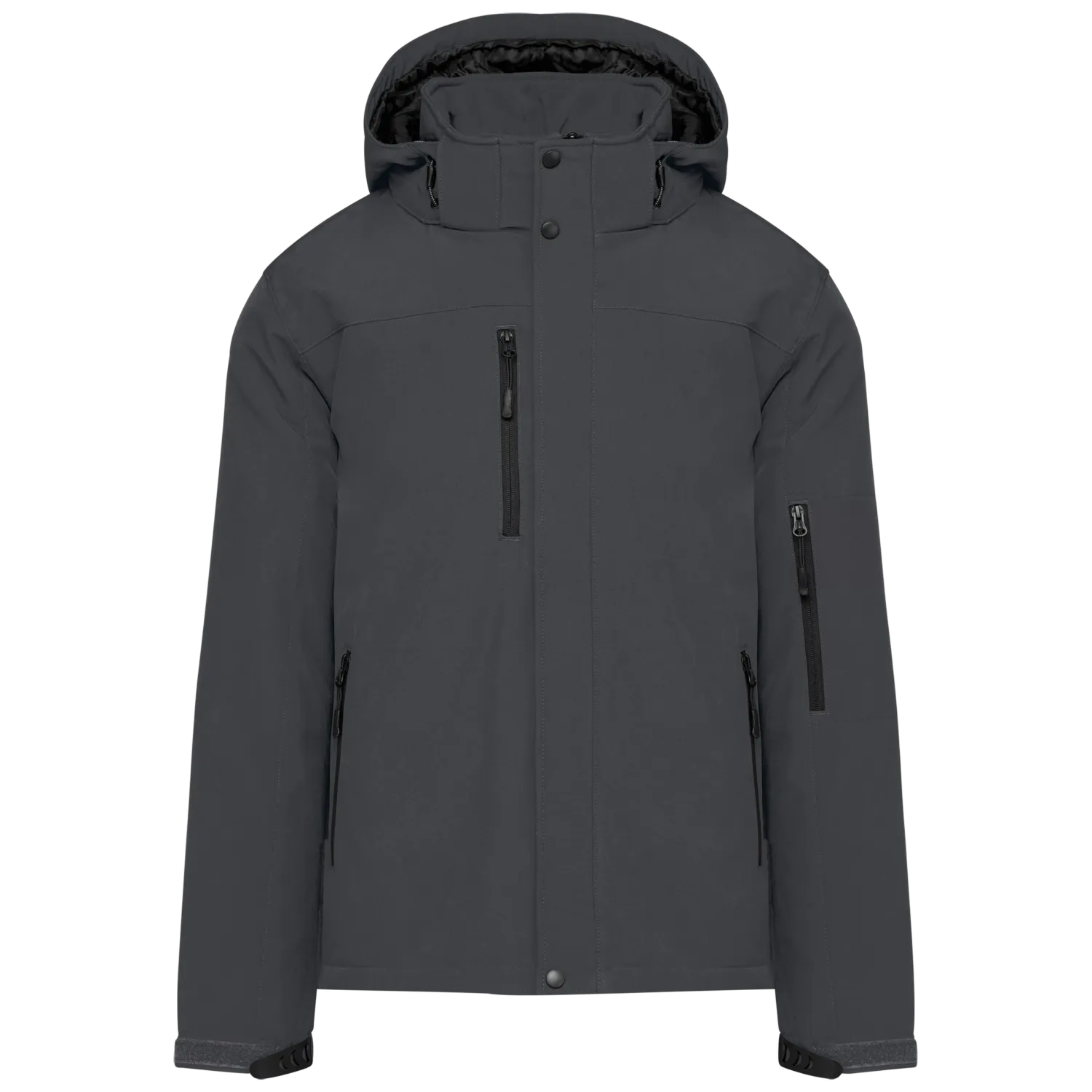 Parka softshell doublée capuche homme