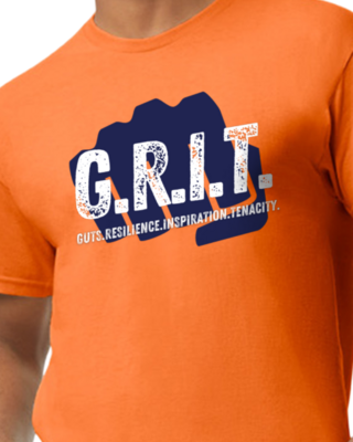 ​G.R.I.T. Guts. Resilience. Inspiration. Tenacity. Tees
