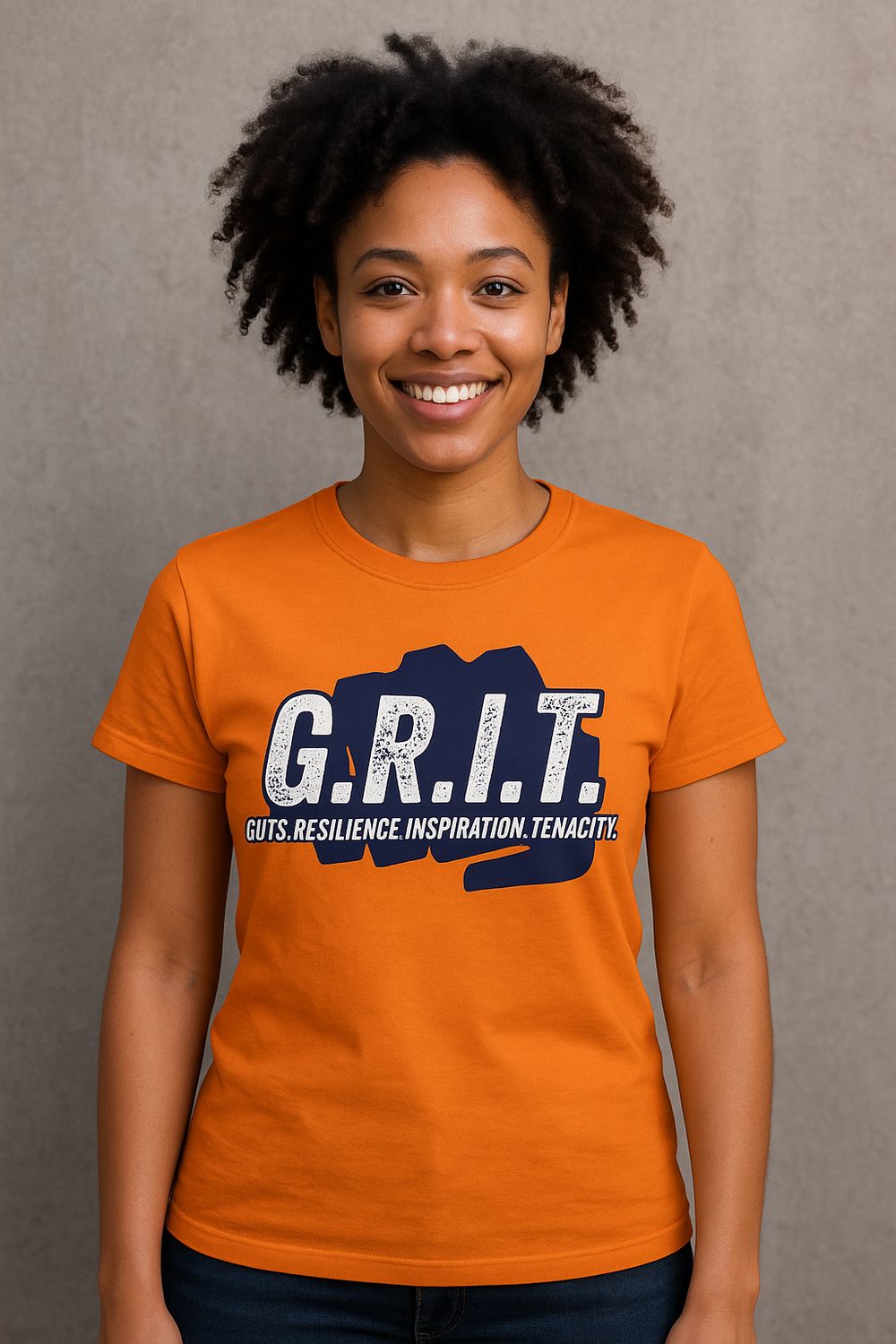 ​G.R.I.T. Guts. Resilience. Inspiration. Tenacity. Tees