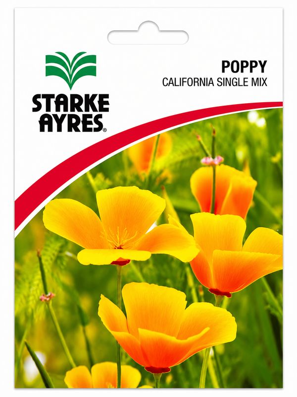 Poppy - California Single Mix- Seed Packet 1.2g