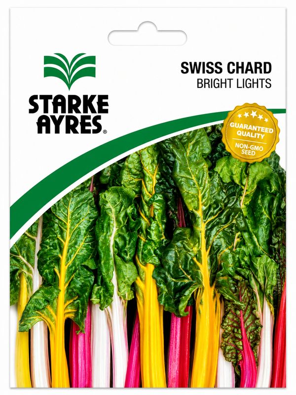 Swiss Chard - Bright Lights - Seed Packet 3.5g