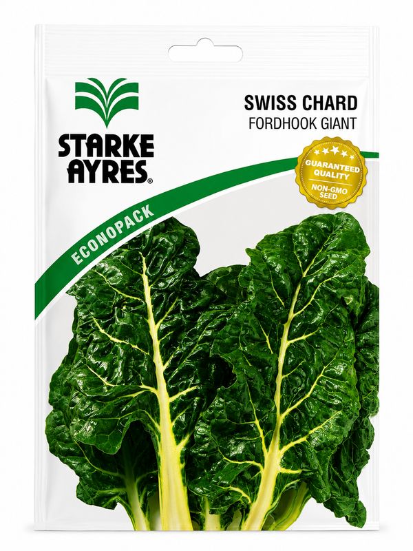 Spinach - Swiss Chard Ford Hook Giant - Econopack Seed Packet 60g