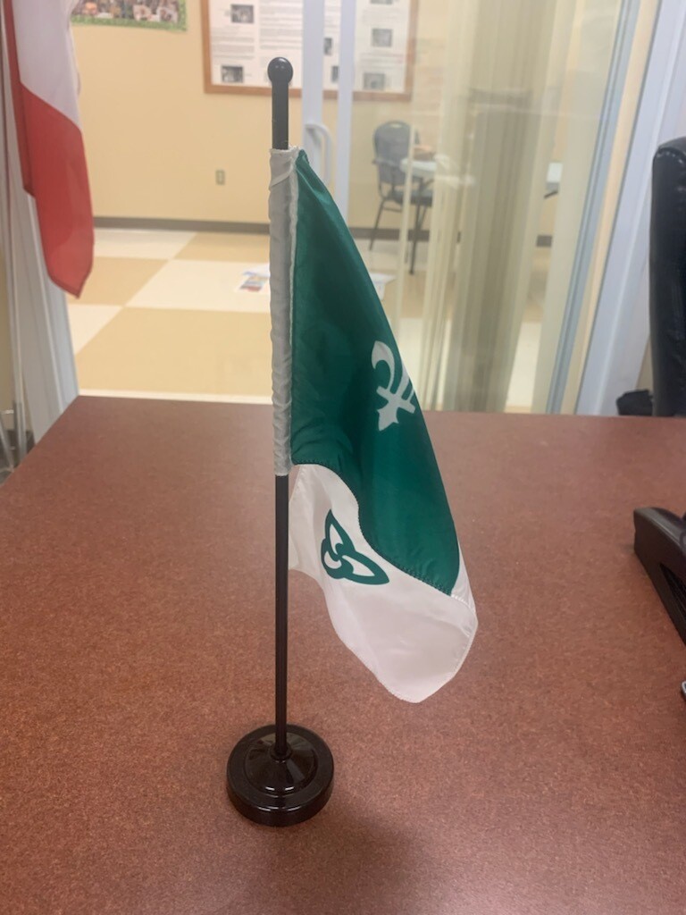 Drapeau Francophone Plastique