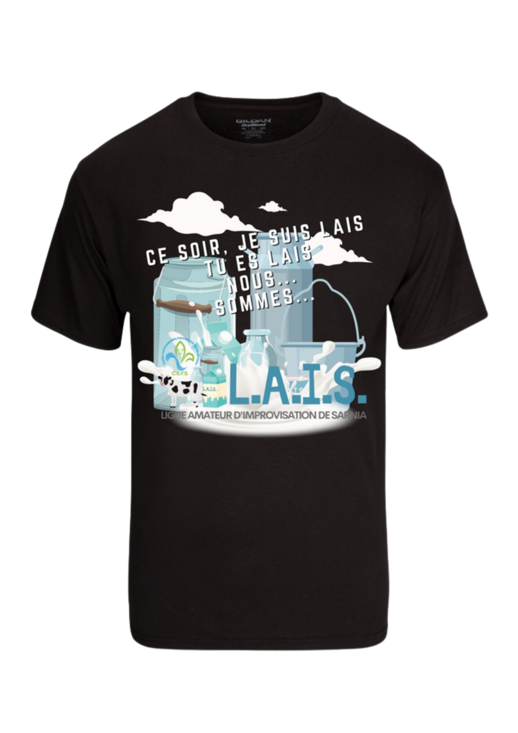 T-Shirt - L.A.I.S. - Impro, Size: L, Couleur / Colour: Noir/Black