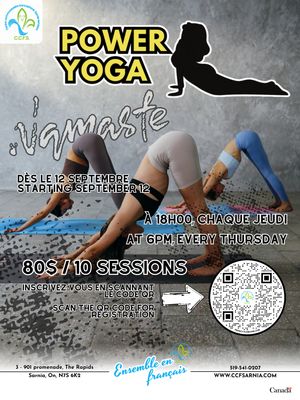 Power Yoga - Printemps 3 avril 2025