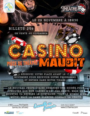 Piece de théâtre interactive - 29 NOV 2025 Piece de théâtre interactive - 29 NOV 2025