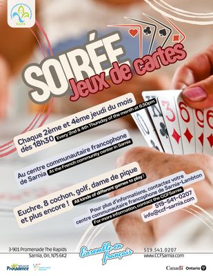 Soirée de cartes Soirée de cartes