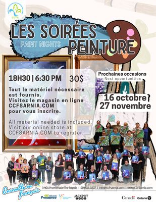 Soirées Peinture | Paint Nights