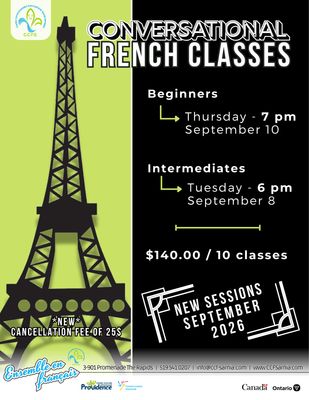 Cours de français (french courses)