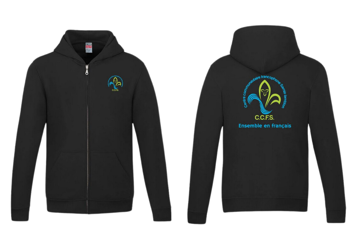 Zip up Hoodie" CCF Sarnia