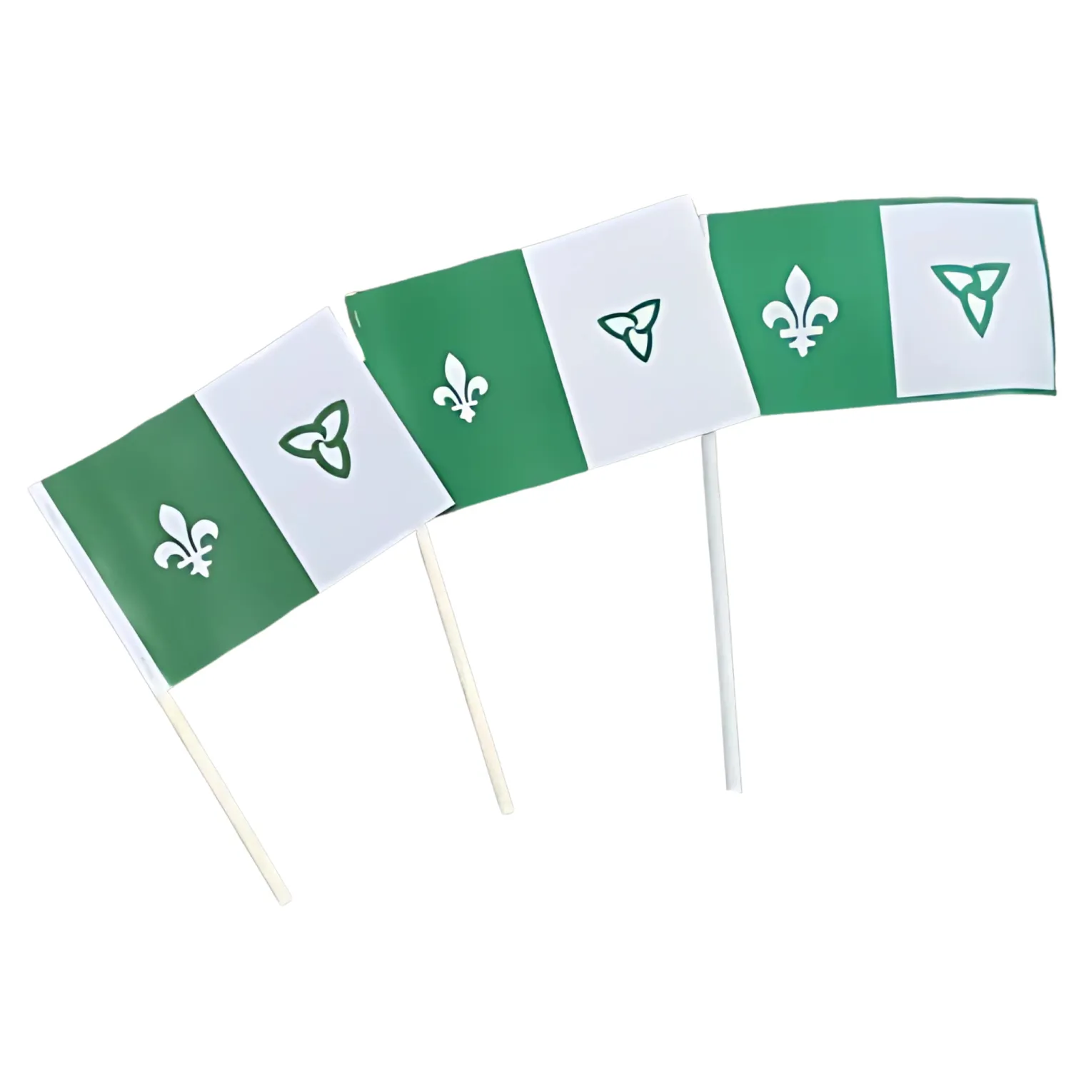 Drapeau Francophone Plastique