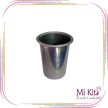 Molde cilíndrico de aluminio 7.5x7.5cm