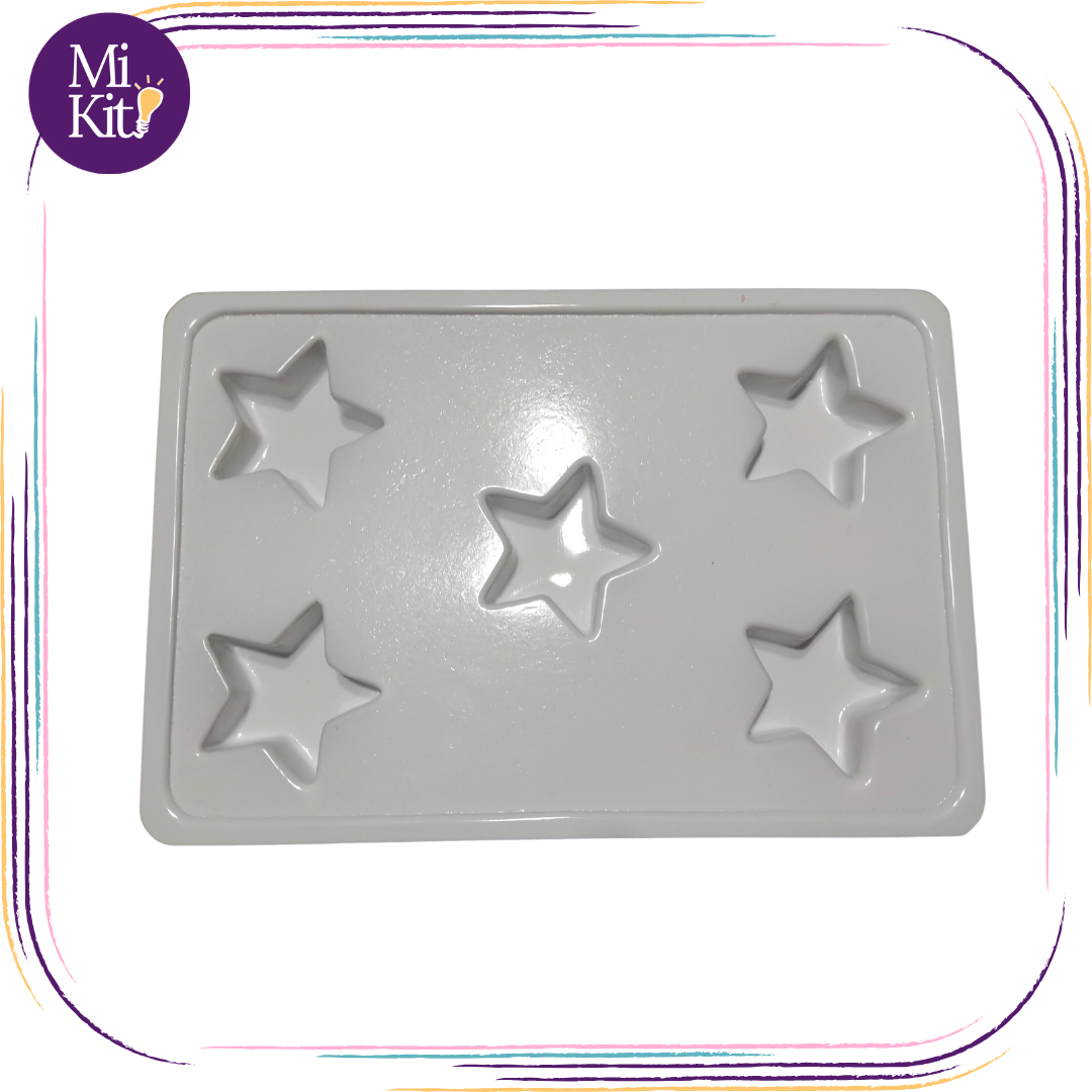Molde plástico bandeja de estrellas