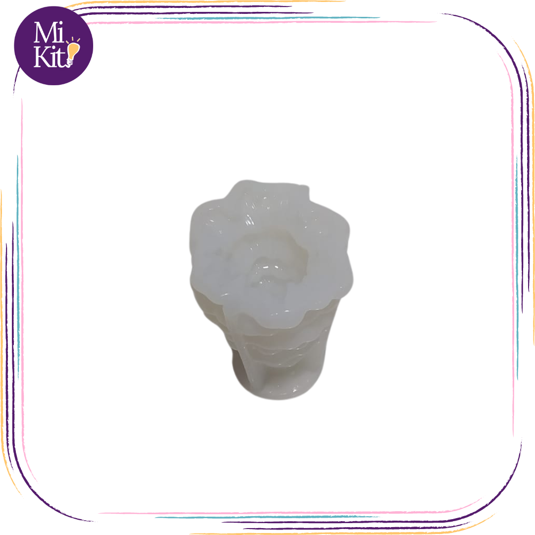 Molde de silicón pino navideño 3D pequeño