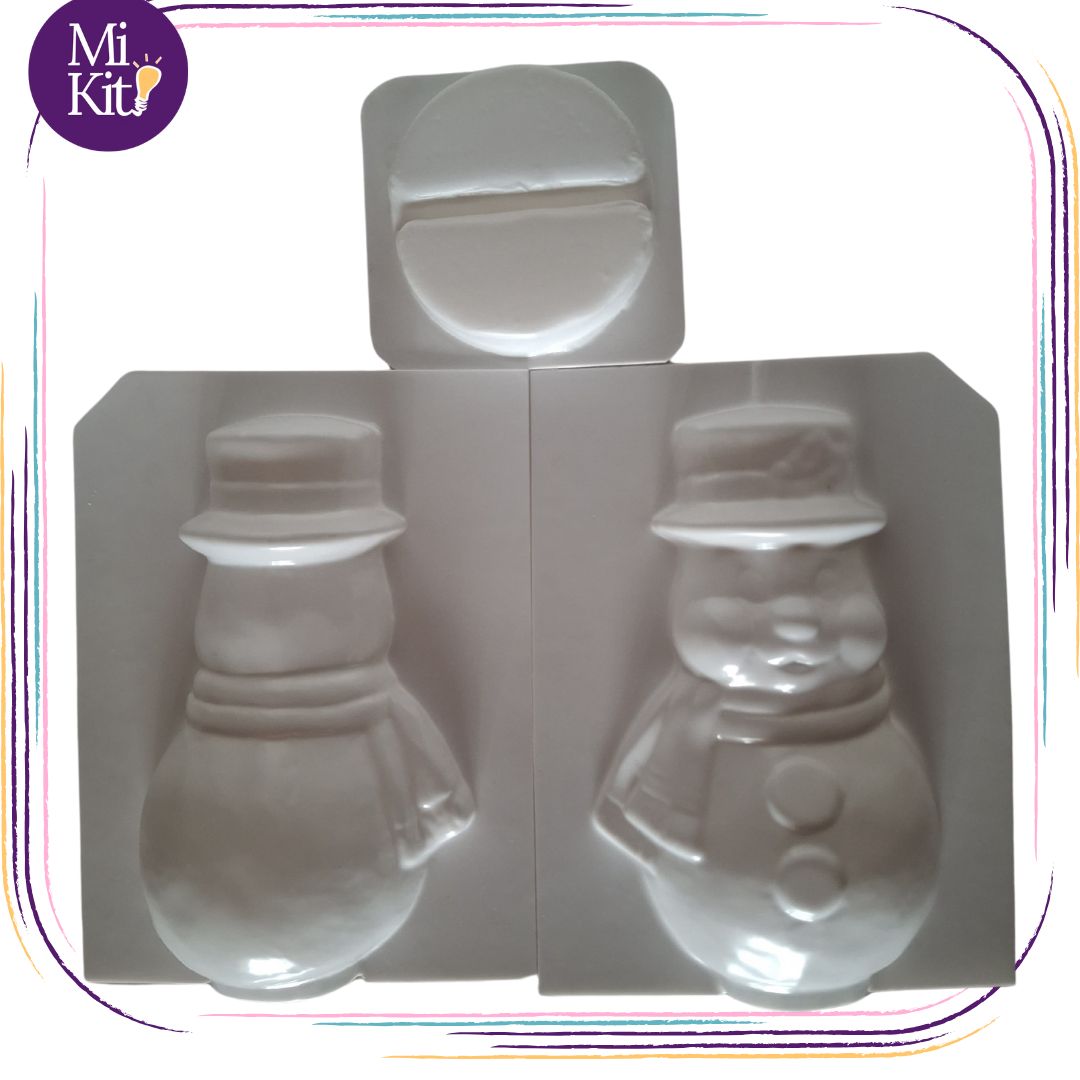 Molde plástico Frosty (muñeco de nieve)  mediano