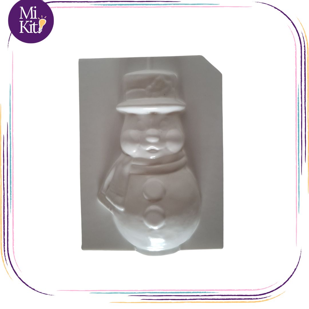 Molde plástico Frosty (muñeco de nieve)  mediano